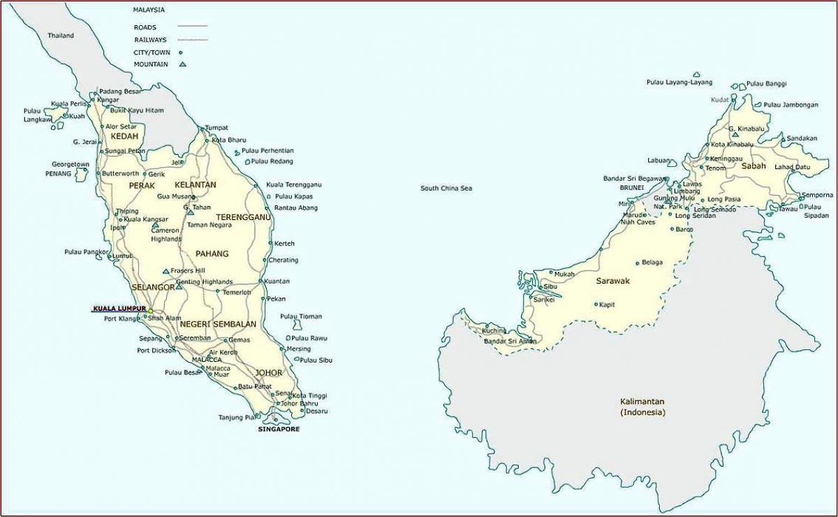 harte e detajuar e malajzi