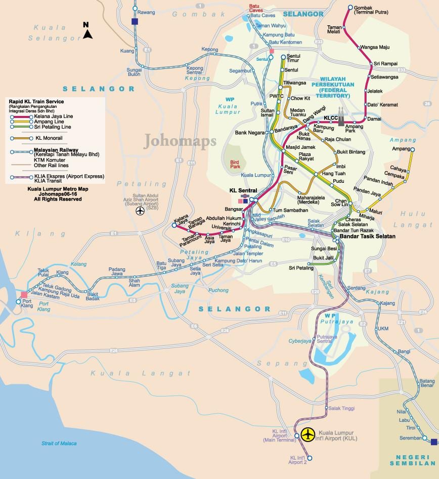 malajzi metro hartë