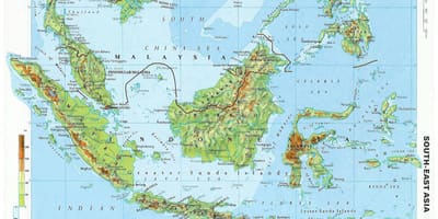 Harta e malajzi topografike