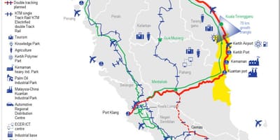 Malajzi stacioni i trenit hartë